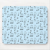 青色で表示 マウスパッド (正面)