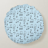 青色で表示 ラウンドクッション (裏面)