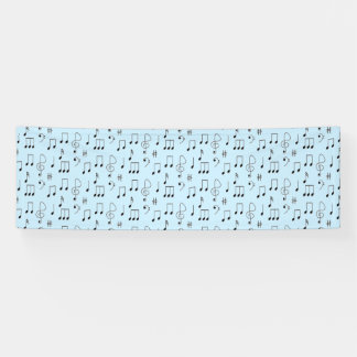 青色で表示 横断幕