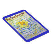 青色と金ゴールドがんはハート磁石を作れない マグネット (右側)