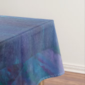 青色のグラデーション抽象芸術 |ターコイズティール(緑がかった色)紫 テーブルクロス (インサイチュ)