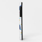 青色のパパのネクタイ Case-Mate iPhoneケース (裏面/左)