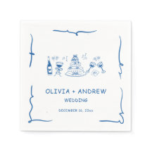 青色の手を引いたお洒落結婚値