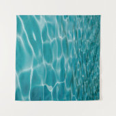 青色の海 タペストリー (正面(横))