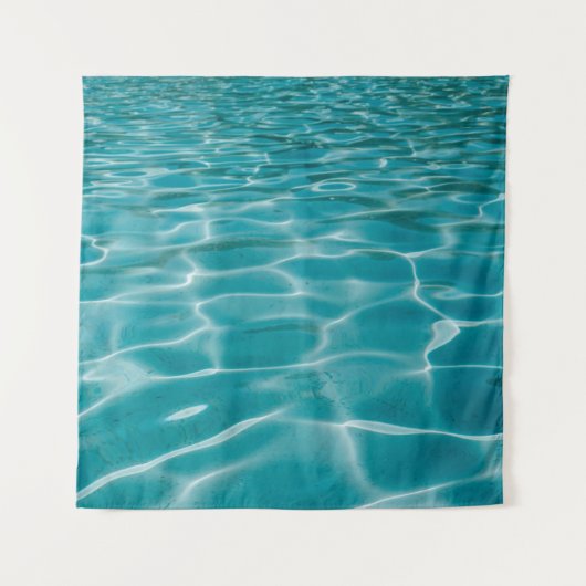 青色の海 タペストリー (正面)