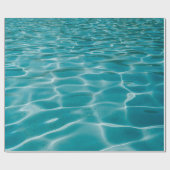 青色の海 ラッピングペーパー (フラット)