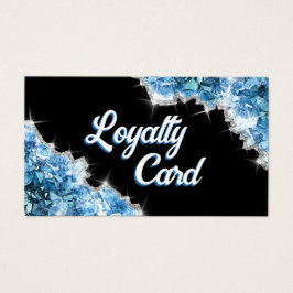 青色の結晶ロイヤリティカード