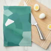 青色の結晶 キッチンタオル (四つ折り)