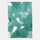 青色の結晶 キッチンタオル (縦)