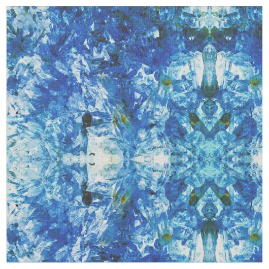 青色の結晶 ファブリック (クローズアップ)