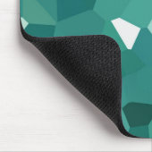 青色の結晶 マウスパッド (コーナー)