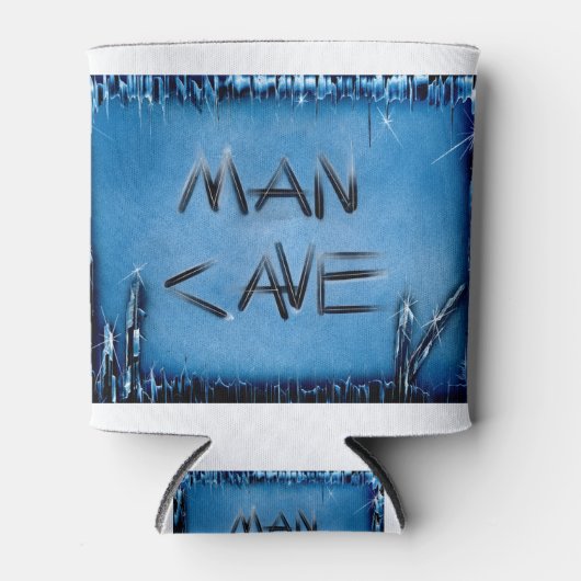 青色の結晶 缶クーラー (正面)