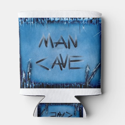 青色の結晶 缶クーラー (裏面)