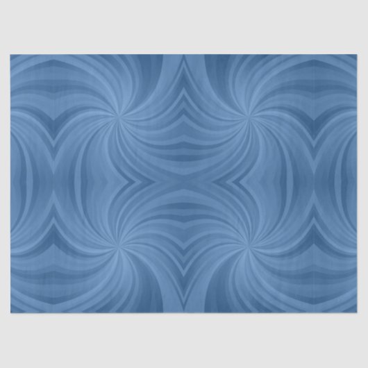 青色らせん状ティッシュペーパー 薄葉紙 (正面)