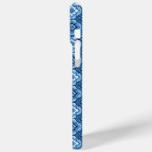 青色エレガント幾何学模様 Case-Mate iPhoneケース (裏面 / 左)