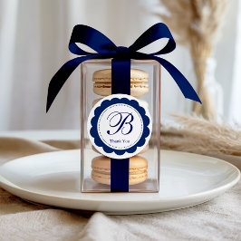 青色エレガント鱗片状一角 ラウンドシール