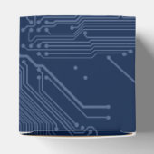 青色ギークマザーボード回路パターン フェイバーボックス (上部)