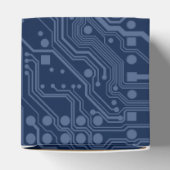 青色ギークマザーボード回路パターン フェイバーボックス (上部)