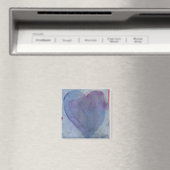 青色ハート水彩磁石 マグネット (インサイチュ (食洗機))