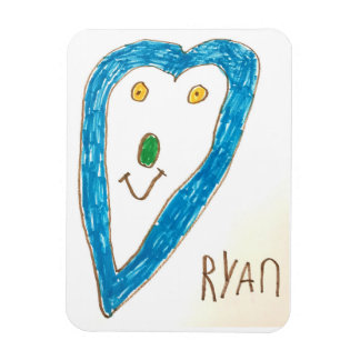 青色ハート磁石 マグネット