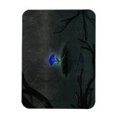 青色バラフレキシブル磁石 マグネット (縦)