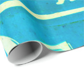 青色ビーチ紙 ラッピングペーパー (ロールコーナー)