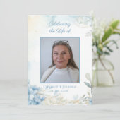 青色フローラ葬祭令 プログラム (スタンド正面)