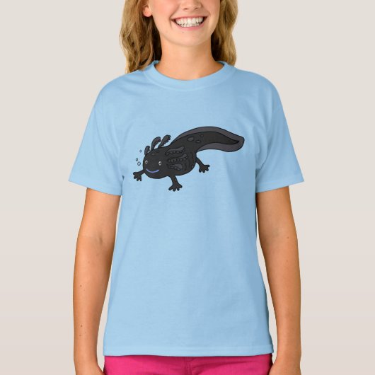 青色メラノイド軸索 Tシャツ (正面)
