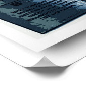 青色ランニングで事後的な極端な ポスター (角)