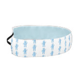 青色レトロロボット アスレチックヘッドバンド (左)