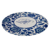 青色中国の装飾用フローラ裁断板 カッティングボード (角)