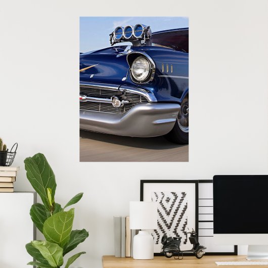 青色五十七 ポスター (ホームオフィス)