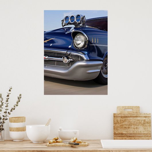 青色五十七 ポスター (キッチン)