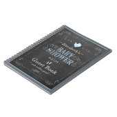 青色児のシャワーの来客名簿の黒板の一見 ノートブック (左側)