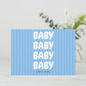 青色児の発表カード 案内状 (スタンド正面)