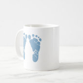 青色児の足跡 コーヒーマグカップ (正面左)