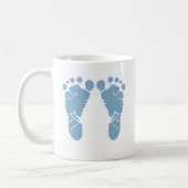 青色児の足跡 コーヒーマグカップ (左)