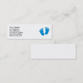 青色児の足 コーリングカード (正面/裏面)