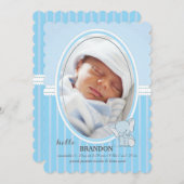 青色児象の写真の発表 案内状 (正面/裏面)