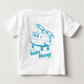 青色児Phrog ベビーTシャツ (裏面)