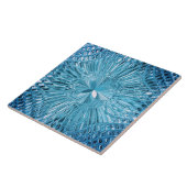 青色化粧用セラミックタイル タイル (側面)