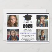 青色卒業 招待状 (正面)