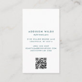 青色及び金ゴールドモダン用液体インキ事業 割引カード (裏面)