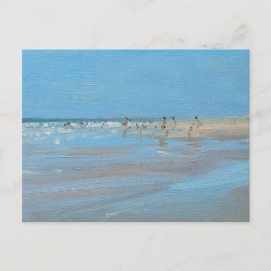 青色反射モンタリベット ポストカード (正面)