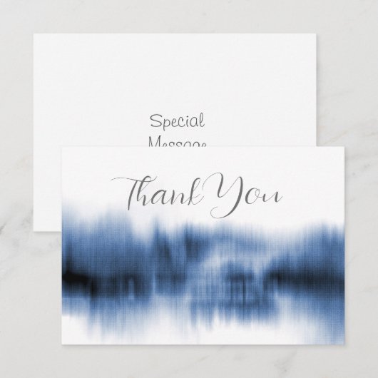 青色反射 サンキューカード (正面/裏面)