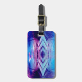 青色反射 ラゲッジタグ (正面縦)