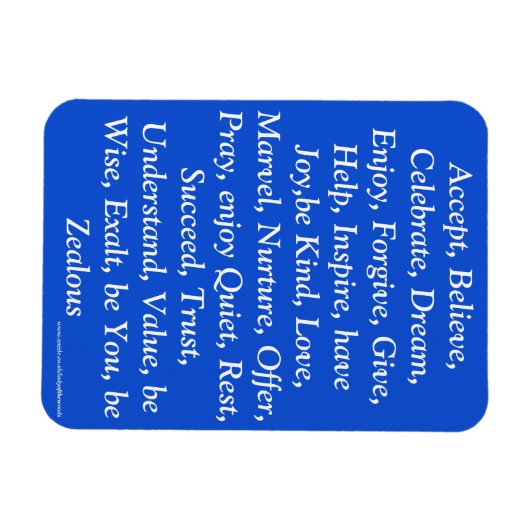 青色回収磁石 マグネット (横)