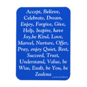 青色回収磁石 マグネット (縦)