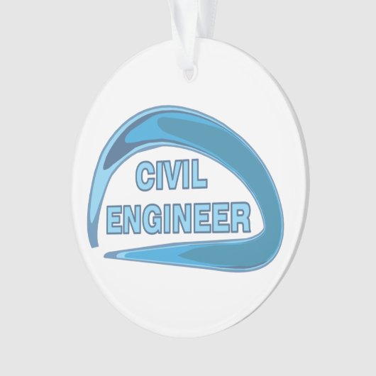 青色土木技師 オーナメント (正面)