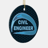 青色土木技師 セラミックオーナメント (右)